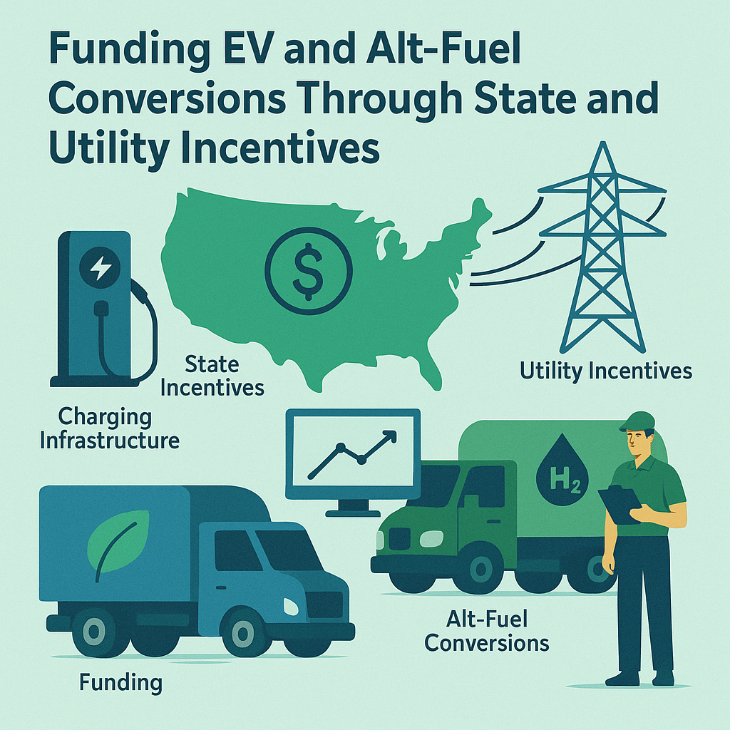 Funding EV and Alt-Fuel Conversions Through State and Utility Incentives